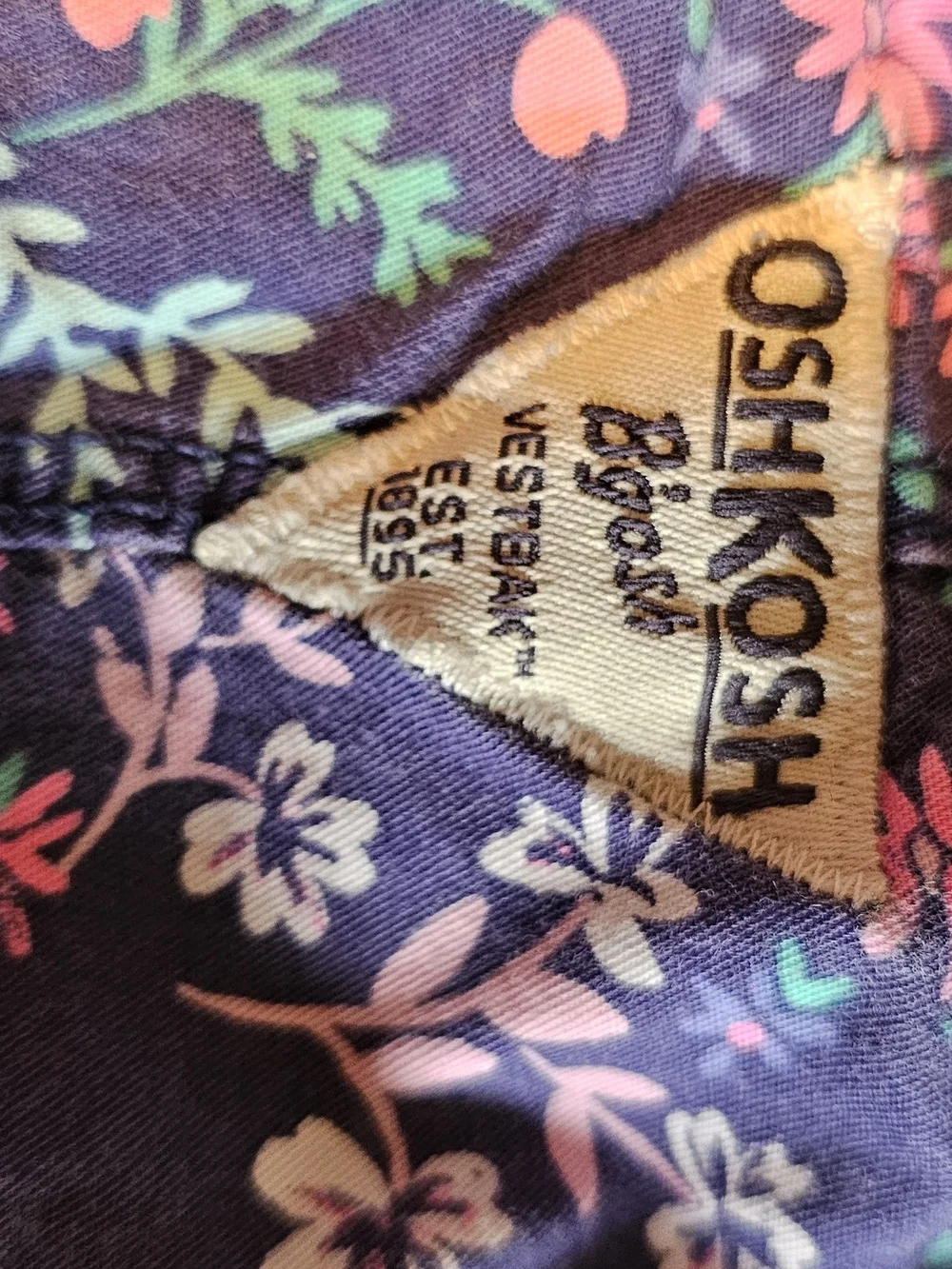 OshKosh B'gosh Purple Floral Top with Pink and Green Accents
